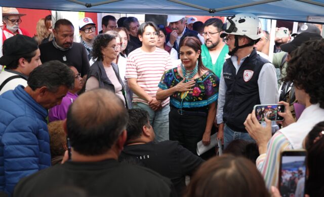 Brugada promete atención permanente a víctimas de explosión en Minas de Cristo
