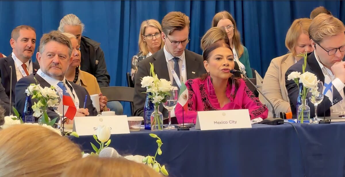 En Nueva York, Brugada impulsa mayor cooperación entre gobiernos locales