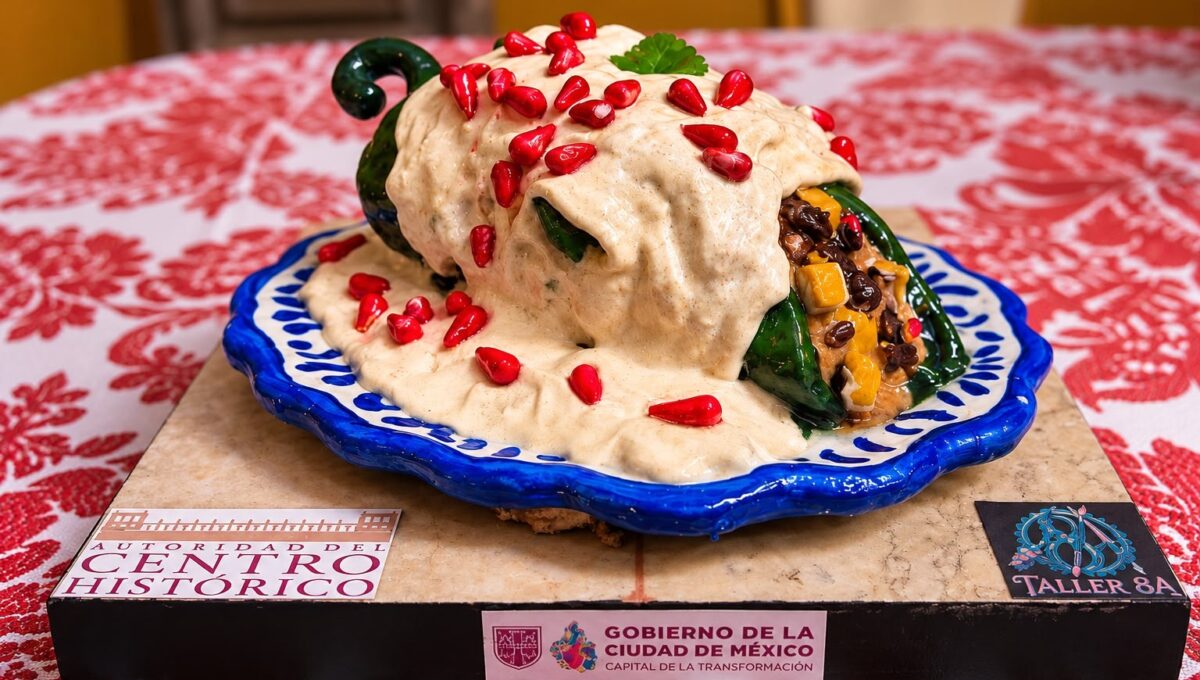Premian a los mejores chiles en nogada del Festival 2026 en el Centro Histórico de CDMX