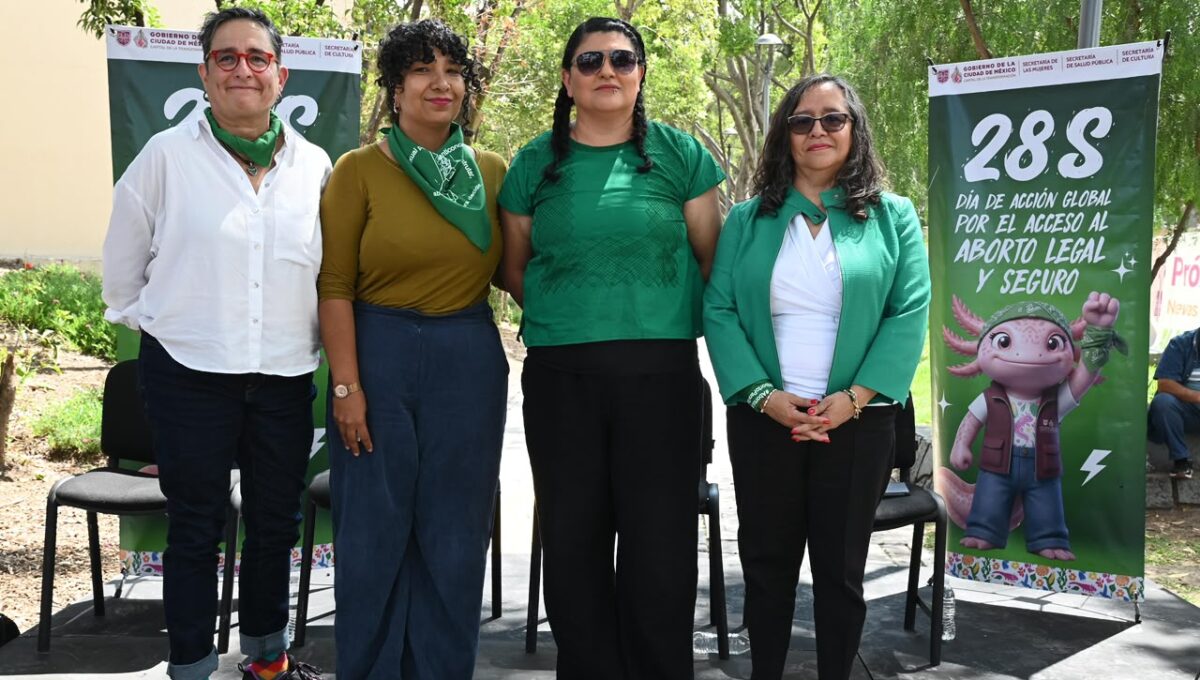 CDMX aborda aborto legal, autonomía reproductiva y salud sexual en jornada del 28S