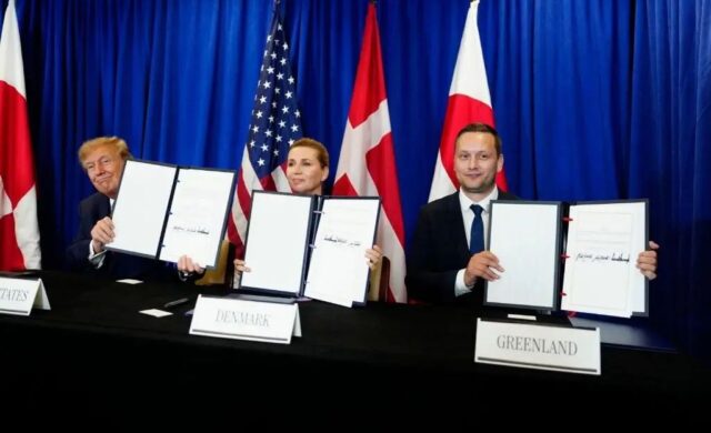 EE.UU. firma pacto con Groenlandia y Dinamarca para construir dos bases militares