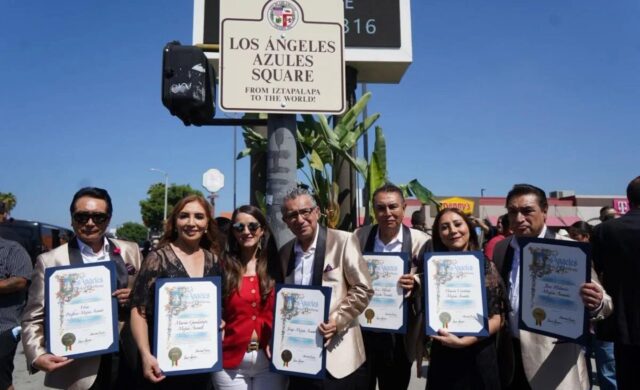 Los Ángeles Azules ya tienen su propia plaza en Los Ángeles