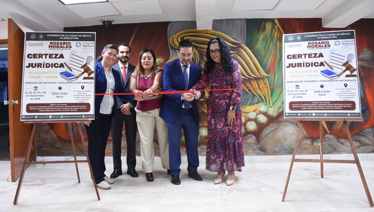 ¿Tienes dudas sobre tu propiedad? Congreso CDMX ofrece asesoría notarial gratuita