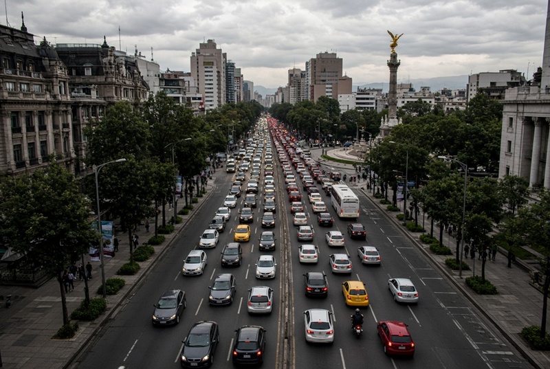 Tráfico y movilizaciones colapsan vialidades de CDMX este 29 de octubre