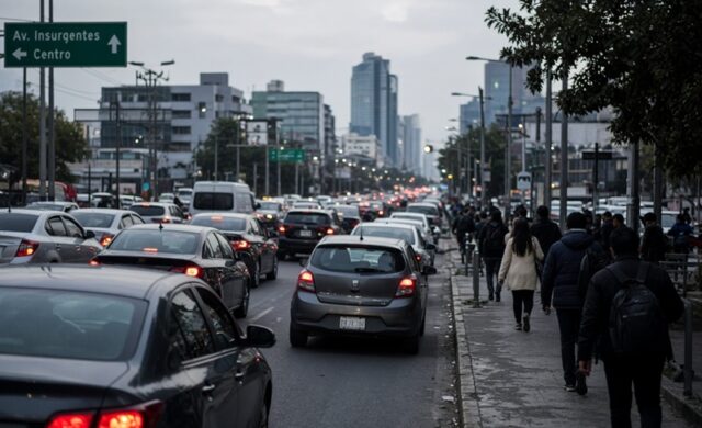 Bloqueos en CDMX por 15 movilizaciones afectan movilidad este 25 de septiembre
