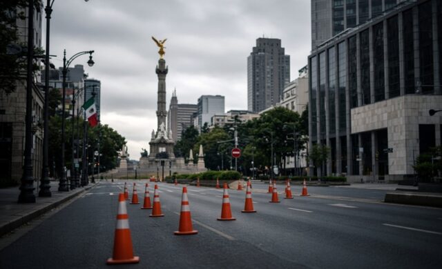 Colapso vial en CDMX por marcha de Ayotzinapa y cierres de transporte