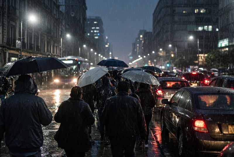 Caos vial en CDMX este 3 de octubre por lluvias y marchas