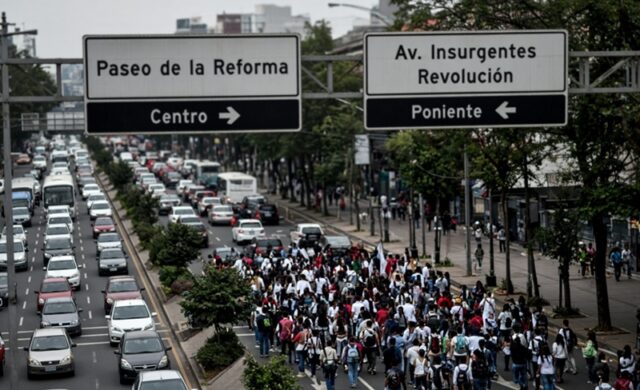 Movilizaciones en CDMX afectan movilidad de 690 manifestantes y miles de conductores