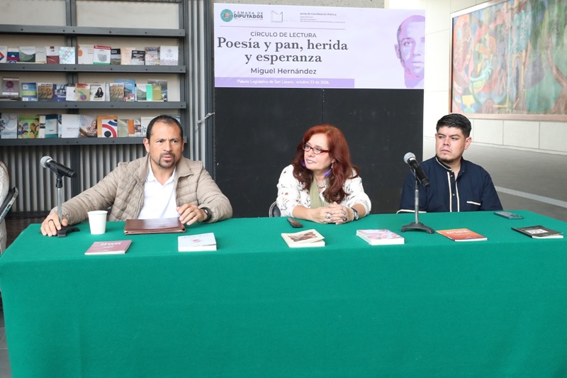 Cámara de Diputados realiza círculo de lectura sobre Miguel Hernández