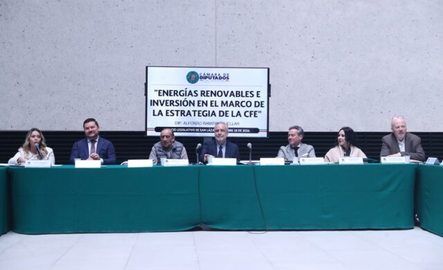 Taller de CFE en Diputados proyecta 15.6 GW de energía limpia al 2030