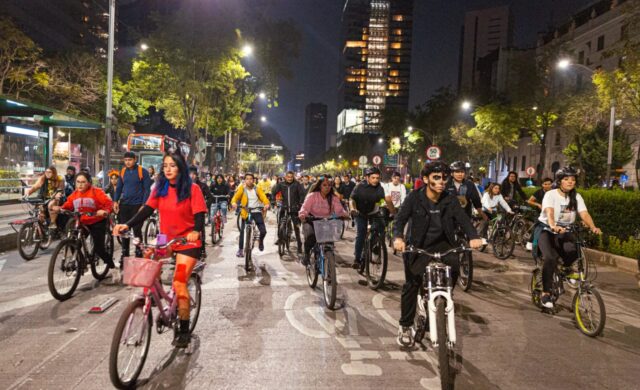 Paseo Nocturno 2026: estos son los tramos de Reforma que recorrerán ciclistas en CDMX