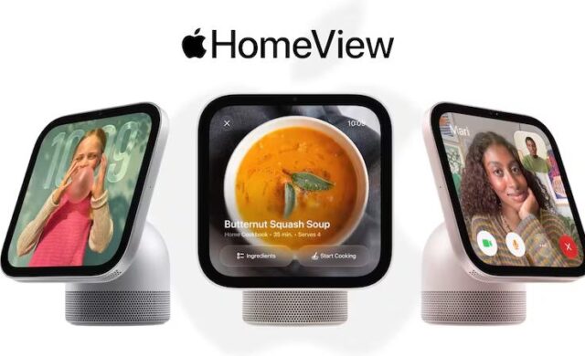 Apple presenta HomeView, su primera pantalla inteligente para el hogar