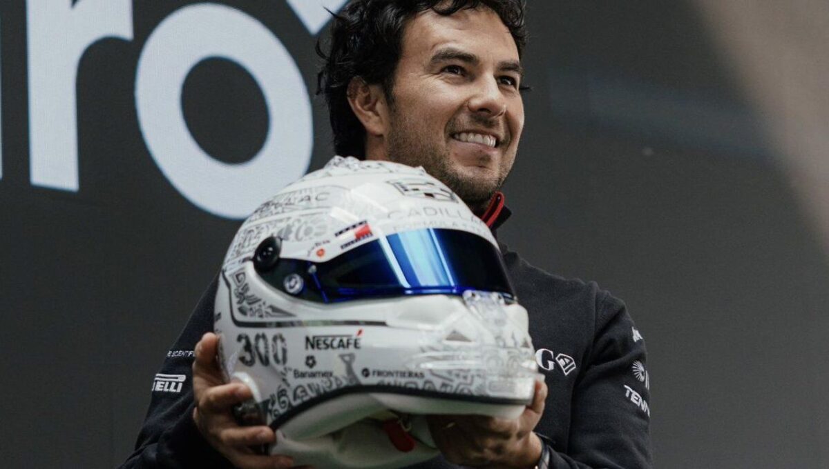 Checo Pérez presenta casco para el GP de México 2026: así luce