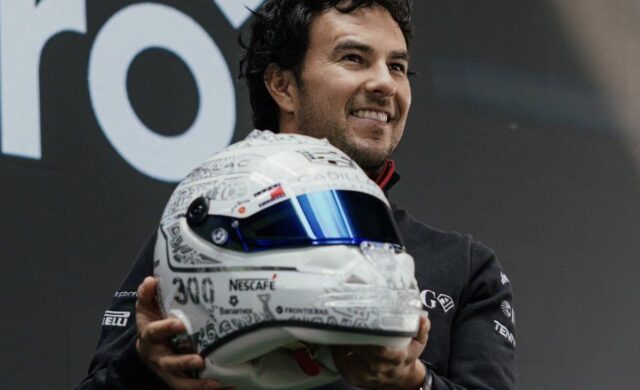 Checo Pérez presenta casco para el GP de México 2026: así luce
