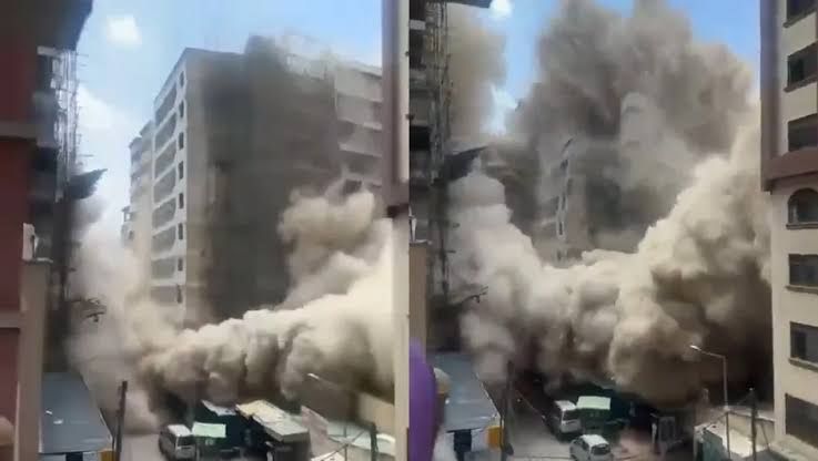 Edificio de al menos 18 pisos colapsa en Nairobi, Kenia; hay víctimas