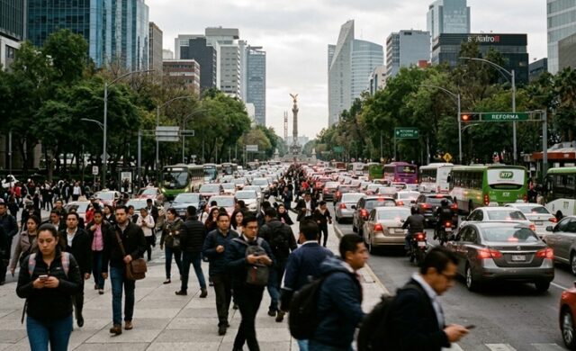 CDMX registra movilidad reducida por marchas, clima fresco y baja sismicidad