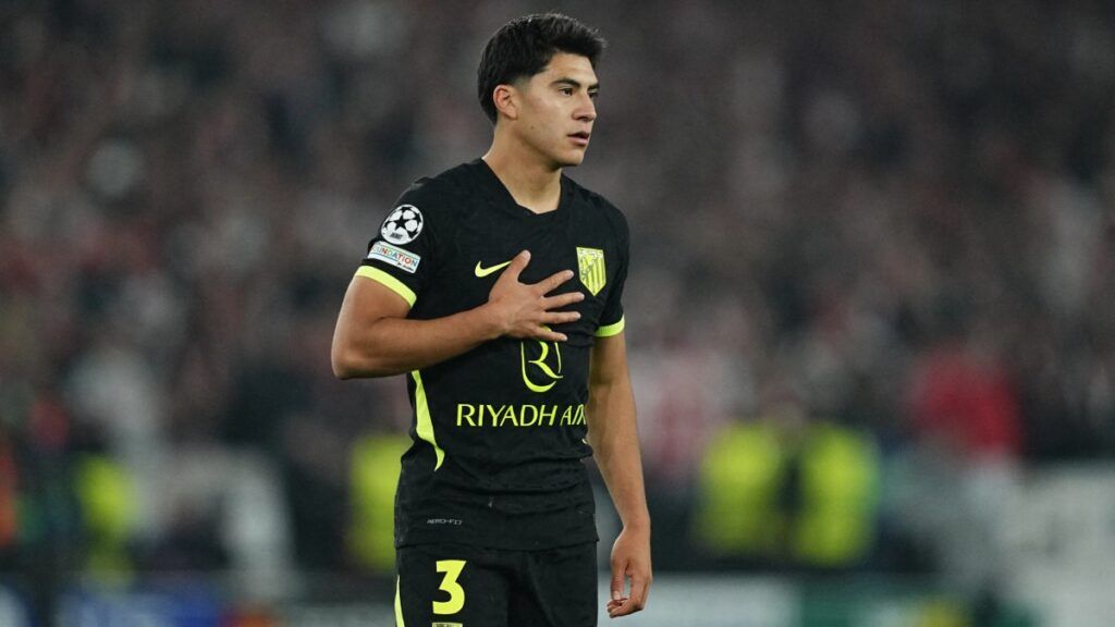 Obed Vargas debuta en Champions League con el Atlético de Madrid