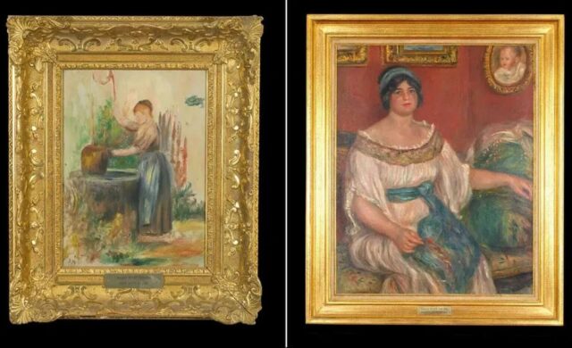 Recuperan dos cuadros de Renoir robados en un museo de Francia