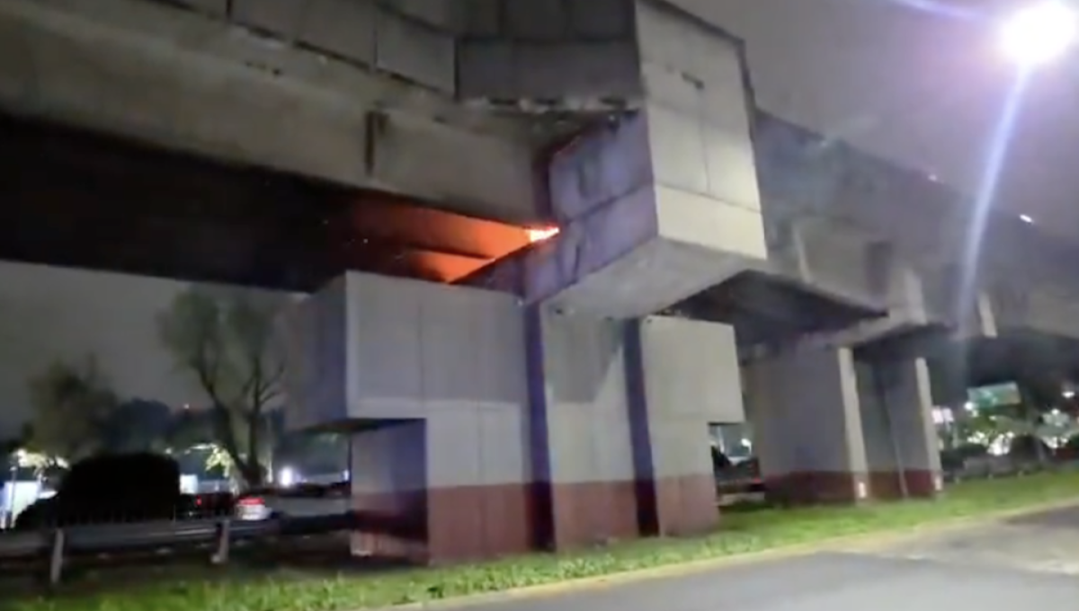 Daños por incendio mantuvieron parcialmente suspendida la Línea 9 del Metro