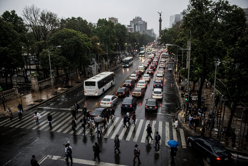CDMX registra 17 movilizaciones viales y temperatura máxima de 24 grados