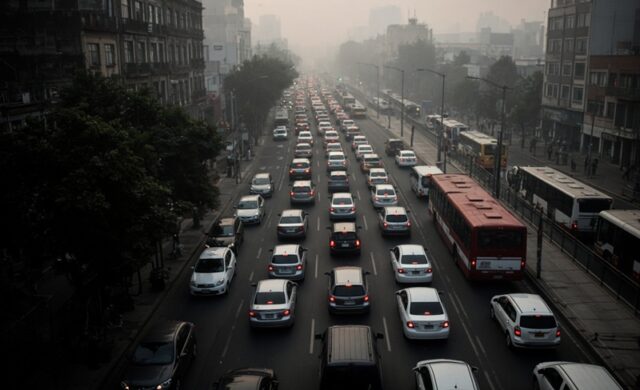 Colapso vial en CDMX por marcha sindical y fallas en Línea 7
