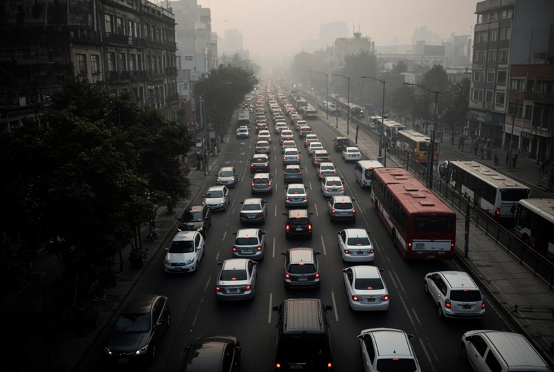 Colapso vial en CDMX por marcha sindical y fallas en Línea 7