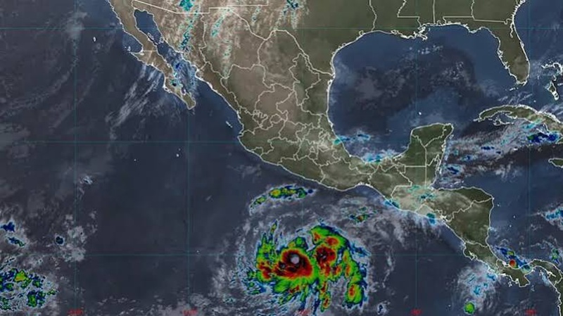 Huracán Vance provocará lluvias en cuatro estados
